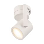 SLV Oculus Mur et Plafonnier Aluminium Blanc 11W 780lm - 920-930 Dim To Warm | Meilleur Rendu Des Couleurs - Dimmable 