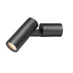 SLV S-Tube Aluminium Noir | Convient pour 1x GU10