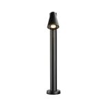 SLV T-Tube Aluminium Noir | Convient pour 1x GU10