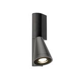 SLV T-Tube Aluminium Noir | Convient pour 1x GU10