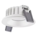 Ledvance Spot LED Air Fix Aluminium Blanc 6W 570lm 36D - 940 Blanc Froid | Diamètre 68mm - IP65 - Meilleur rendu des couleurs - Dimmable