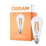 Osram LED Lamps E27 Edison Filament Claire 2.2W 470lm - 827 Blanc Très Chaud | Équivalent 40W