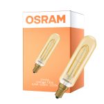 Osram Vintage 1906 LED Special Shapes E14 Tubular Ambre 4.8W 420lm - 822 Blanc Très Chaud | Dimmable - Équivalent 40W