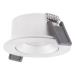 Ledvance Spot LED Air Adjust Aluminium Blanc 4W 320lm 36D - 930 Blanc Chaud | Diamètre 68mm - IP23 - Meilleur rendu des couleurs - Dimmable