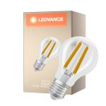 Ledvance Classic LED E27 Poire Filament Claire 2.2W 470lm - 827 Blanc Très Chaud | Dimmable - Équivalent 40W