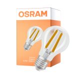 Osram Classic LED E27 Poire Filament Claire 3.8W 806lm - 840 Blanc Froid | Dimmable - Équivalent 60W