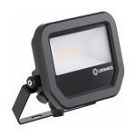 Ledvance Projecteur LED Aluminium Noir 8W 1200lm 100D - 865 Lumière Du Jour | IP66 - Symétrique