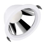 Ledvance Downlight LED Comfort Aluminium Blanc 18W 2160lm 55D - 930-940 CCT | 160mm - Diamètre 150mm - IP44 - Meilleur Rendu Des Couleurs - UGR<19 - Zigbee Dimmable 