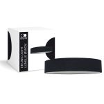 D'Lite Plafonnier Lunelle 50cm Textile Noir | Convient pour 3x E27 
