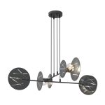 Emibig Suspension Luminaire Xotic Acier Noir | Convient pour 4x E27 - Max 15W