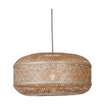 Good&Mojo Suspension Luminaire Langkawi Bambou Natural | Convient pour 1x E27 