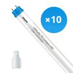Lot 10x Philips Tube LED T8 CorePro (EM/Direct 230V) 18W 2000lm - 840 Blanc Froid | 120cm - Équivalent 36W