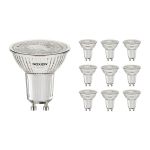 Lot 10x Noxion PerfectColor Spot LED GU10 PAR16 4W 345lm 36D - 940 Blanc Froid | Meilleur rendu des couleurs - Dimmable - Équivalent 50W