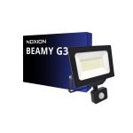 Noxion Projecteur LED Beamy G3 50W 5500lm 110D - 840 Blanc Froid | IP44 - Détecteur de Mouvement et de Lumière - Symétrique