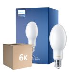 Lot 6x Philips TrueForce Core LED E40 HPL/SON Dépolie 36W 6000lm 300D - 840 Blanc Froid | Équivalent 125W