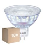 Lot 10x Philips Master Spot LED GU5.3 MR16 7.5W 621lm 36D - 922-927 Dim To Warm | Meilleur Rendu Des Couleurs - Dimmable - Équivalent 50W