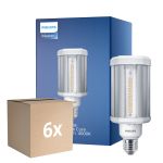 Lot 6x Philips TrueForce LED E27 HPL Claire 21W 3000lm 360D - 840 Blanc Froid | Équivalent 50W
