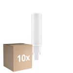 Lot 10x Ledvance Dulux-D LED 6W - 830 Blanc Chaud | 4-Pins - Équivalent 13W
