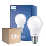 Lot 10x Philips MASTER LED Ampoule Ultra Efficient E27 Poire Dépolie 7.3W 1535lm - 840 Blanc Froid | Équivalent 100W