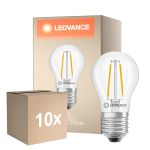 Lot 10x Ledvance Classic LED E27 Poire Filament Claire 1W 136lm - 827 Blanc Très Chaud | Équivalent 15W