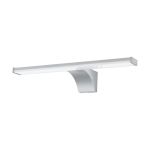 Eglo Applique Murale Pandella 2 Chrome Argent Éclairage de salle de bains 7.4W 900lm - 840 Blanc Froid | IP44 - Détecteur De Mouvement