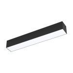 Eglo Plafonnier Salitta Aluminium Noir 9W 1080lm - 830 Blanc Chaud