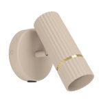 Eglo Applique Murale Caminia Acier Poncé 4.7W 345lm - 830 Blanc Chaud | IP20 - Incl. 1x GU10