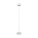 Eglo Lampadaires Salon Roccanova-L Acier Blanc 2W 270lm - 830 Blanc Chaud | IP44 - Touch Dimmable - USB-C