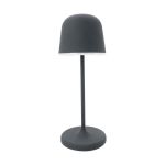 Eglo Lampe De Chevet Mannera-S Aluminium Noir 1W 170lm - 825-830-840 CCT | IP54 - Touch Dimmable - USB-C