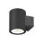 SLV Oculus Up/Down Applique Murale Aluminium Noir 15W 1110lm - 920-930 Dim To Warm | Meilleur Rendu Des Couleurs - Dimmable 