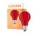 Osram LED Star Classic Decor E27 Poire Filament Dépolie 2.5W 45lm - Rouge | Équivalent 7W