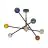 Ledvance Decor Bulle Acier Suspension Luminaire Multicolore | Convient pour 6X E27