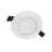 Ledvance Downlight Slim Alu Blanc 8W 800lm 90D - 830 Blanc Chaud | Diamètre 100mm - IP44 
