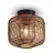 Good&Mojo Plafonnier Tanami Rattan Brun | Convient pour 1x E27 