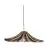 Good&Mojo Suspension Luminaire Cuzco Jute Noir/Natural | Convient pour 1x E27 