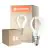 Lot 6x Osram Classic LED E14 Boule Filament Claire 5.5W 806lm - 827 Blanc Très Chaud | Dimmable - Équivalent 60W