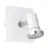 Eglo Applique Murale Tamara 1 Acier Blanc Chrome 2.8W 250lm - 830 Blanc Chaud | IP44 - Incl. 1x GU10