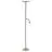 Eglo Lampadaires Salon Conivarino Acier Brushed Laiton, Noir 30.5W 3150lm - 827 Blanc Très Chaud | Dimmable