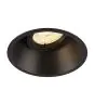 SLV Horn-T Spot Aluminium Noir Rond | Diamètre 97mm - Convient pour 1x GU10 
