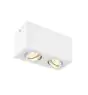 SLV Triledo Double Plafonnier Aluminium Blanc | Convient pour 2x GU10 