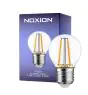 Noxion Lucent Lustre LED E27 Boule Filament Claire 2.5W 250lm - 827 Blanc Très Chaud - Équivalent 25W