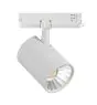 Noxion Spot LED Sur Rail 3 Phases  Delta Pro Aluminium Blanc 40W 4900lm 36D - 930-940-957 CCT | UGR <19