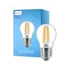 Philips Corepro LED Lustre E27 Boule Filament Claire 6.5W 806lm - 827 Blanc Très Chaud | Équivalent 60W