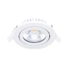Noxion LED inclinable Slim Spot Blanc 6W 550lm - 930 Blanc Chaud | Diamètre 75mm - IP54 - Meilleur rendu des couleurs 