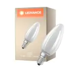 Ledvance LED Classic E14 Bougie Filament Dépolie 1.2W 255lm - 840 Blanc Froid | Équivalent 25W