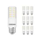 Lot 10x Osram Special T Slim LED E27 Claire 7.3W 806lm - 827 Blanc Très Chaud | Dimmable - Équivalent 60W 