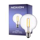 Noxion Lucent Filament LED E27 Globe Claire 7W 806lm - 827 Blanc Très Chaud | Dimmable - Équivalent 60W