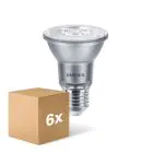 Lot 6x Philips Master Value LED Ampoule Réflecteur E27 PAR20 6W 515lm 40D - 930 Blanc Chaud | Meilleur Rendu Des Couleurs - Dimmable - Équivalent 50W
