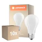 Lot 10x Ledvance Classic LED E27 Poire Filament Dépolie 17W 2452lm - 840 Blanc Froid | Équivalent 150W