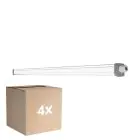 Lot 4x Ledvance Réglette LED Étanche Imperméable Slimvalue 36W 4000lm - 865 Lumière Du Jour | 120cm 